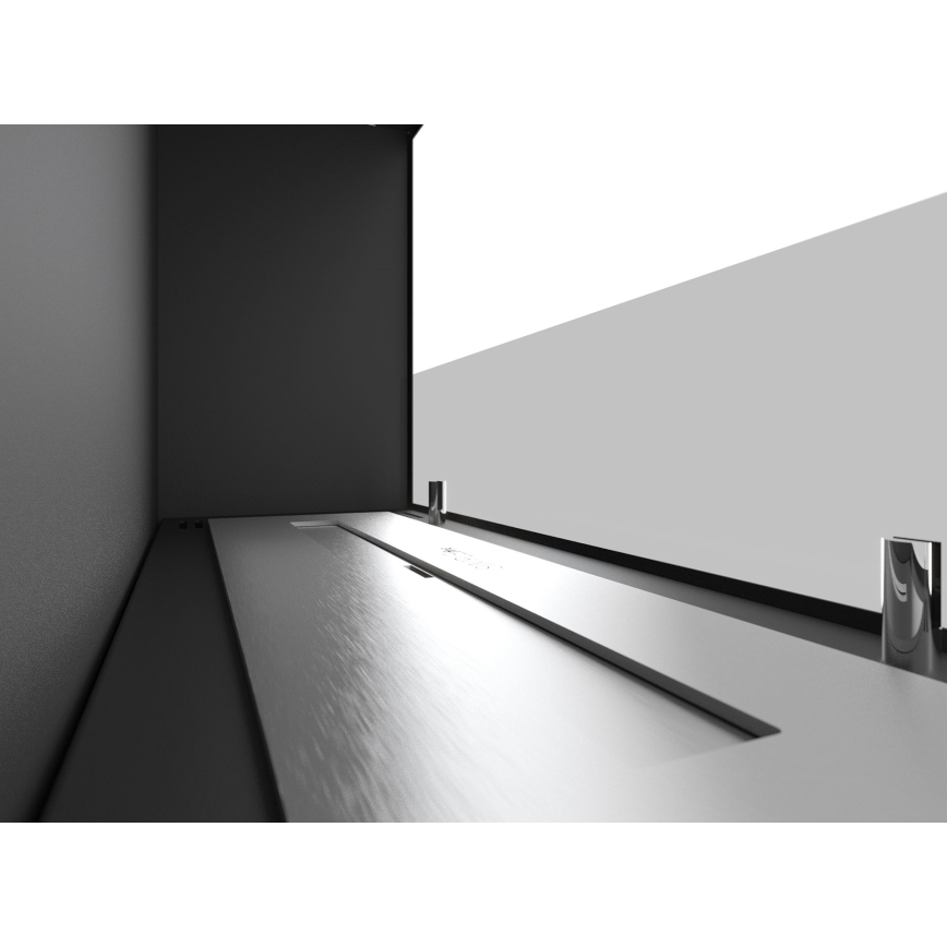 InFire - Corner BIO fireplace 45x60 cm 3kW black