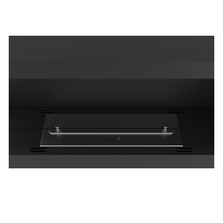 InFire - Corner BIO fireplace 45x90 cm 3kW black