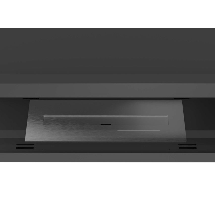 InFire - Corner BIO fireplace 45x90 cm 3kW black