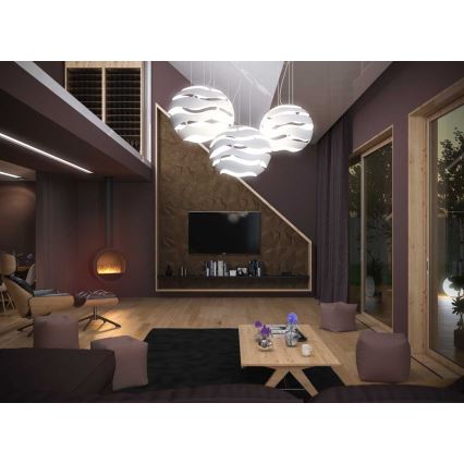 InFire - Hanging BIO fireplace d. 70 cm 3kW black