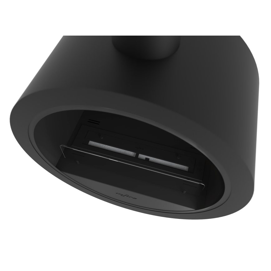 InFire - Hanging BIO fireplace d. 70 cm 3kW black