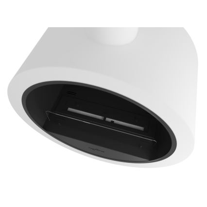 InFire - Hanging BIO fireplace d. 70 cm 3kW white
