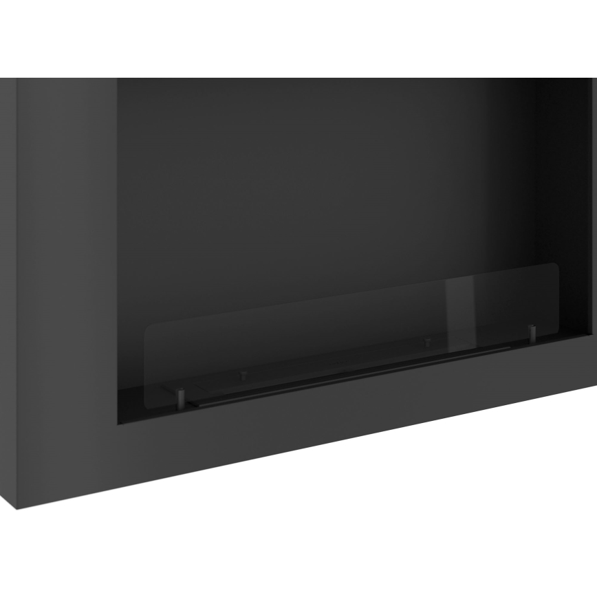InFire - Wall BIO fireplace 100x56 cm 3kW black