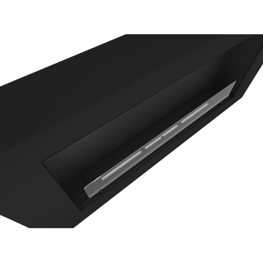 InFire - Wall BIO fireplace 120x56 cm 3kW black