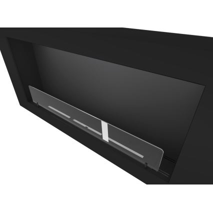 InFire - Wall BIO fireplace 120x56 cm 3kW black
