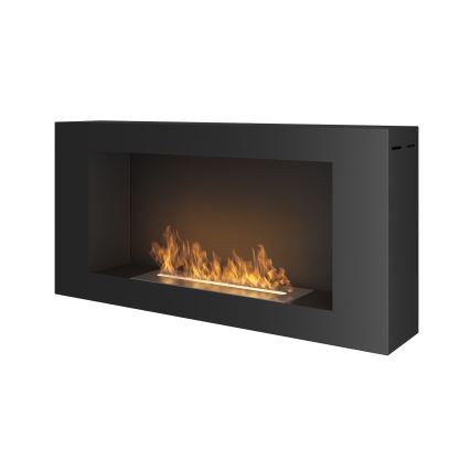 InFire - Wall BIO fireplace 44x91 cm 3kW black