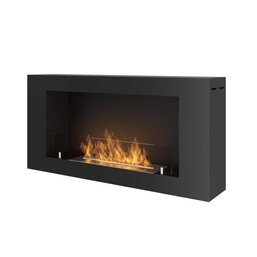 InFire - Wall BIO fireplace 44x91 cm 3kW black