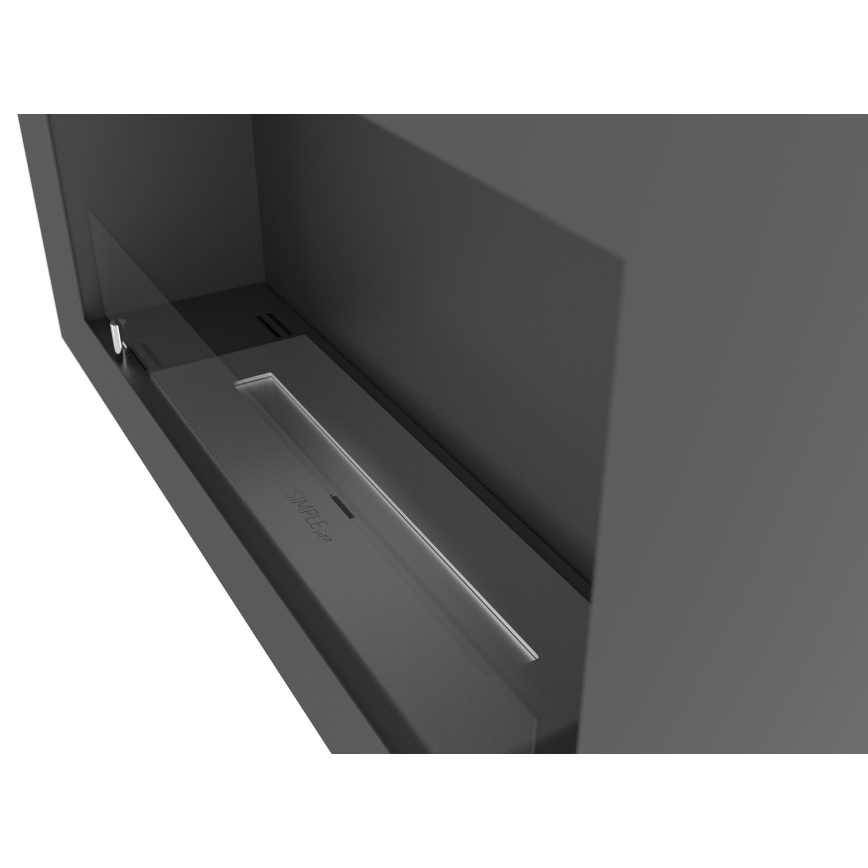 InFire - Wall BIO fireplace 44x91 cm 3kW black