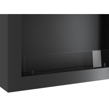 InFire - Wall BIO fireplace 80x56 cm 3kW black