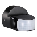 Infrared outdoor motion sensor 180/360° 600W/230V IP65 black