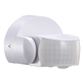 Infrared outdoor motion sensor 180/360° 600W/230V IP65 white