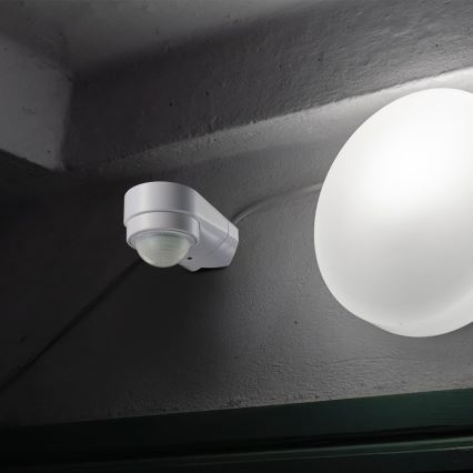 Infrared outdoor motion sensor 240° 600W/230V IP65 white