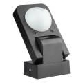 Infrared outdoor motion sensor 360° 1000W/230V IP65 black