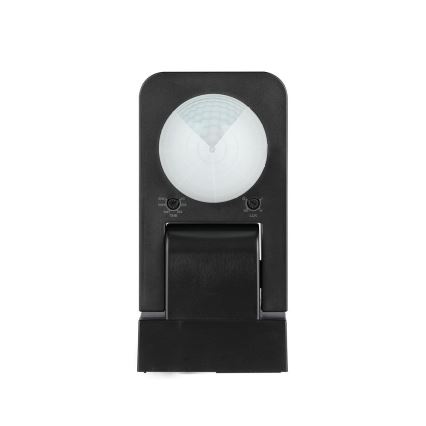 Infrared outdoor motion sensor 360° 1000W/230V IP65 black