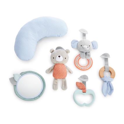 Ingenuity - Baby blanket for playing LOAMY mint/grey