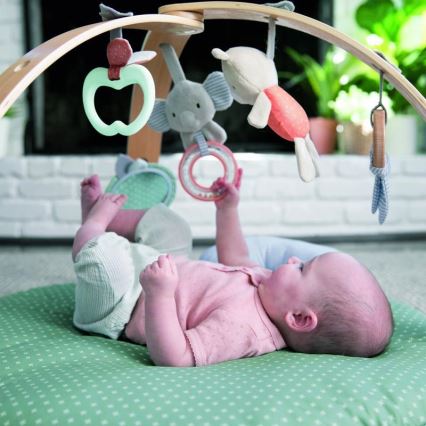 Ingenuity - Baby blanket for playing LOAMY mint/grey