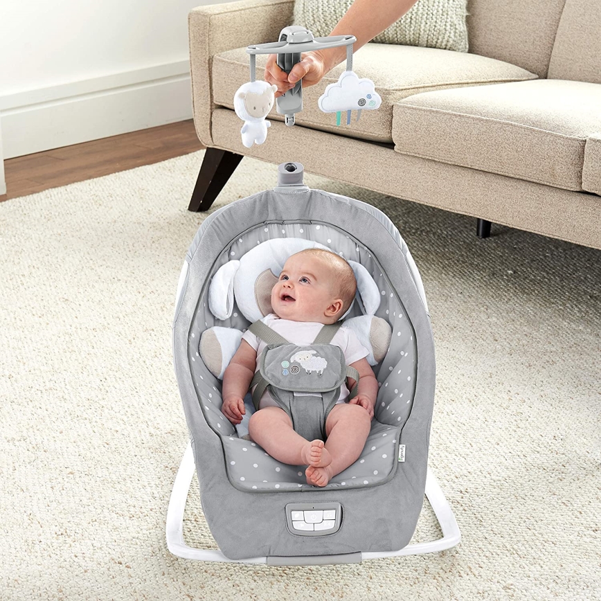 Ingenuity - Baby rocker with melody CUDDLE LAMB