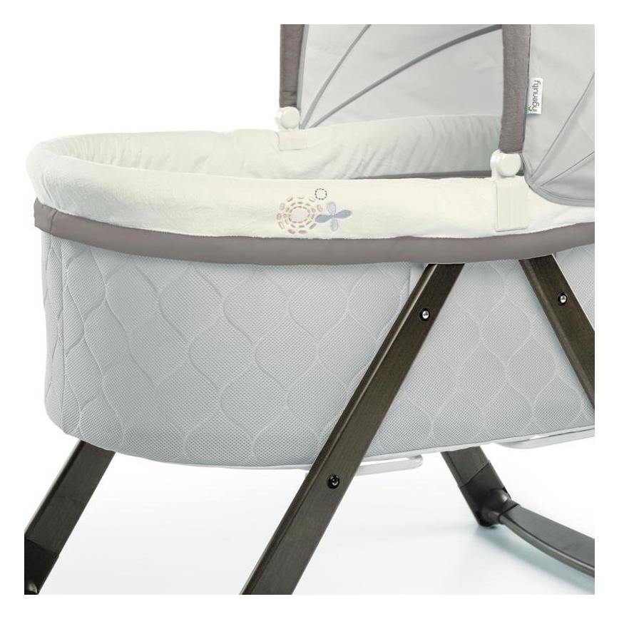 Ingenuity - Baby rocking crib CARRINGTON grey/brown
