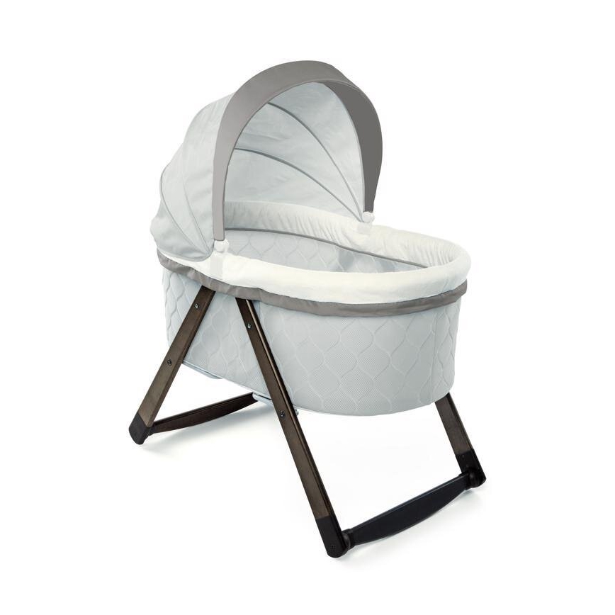 Ingenuity - Baby rocking crib CARRINGTON grey/brown