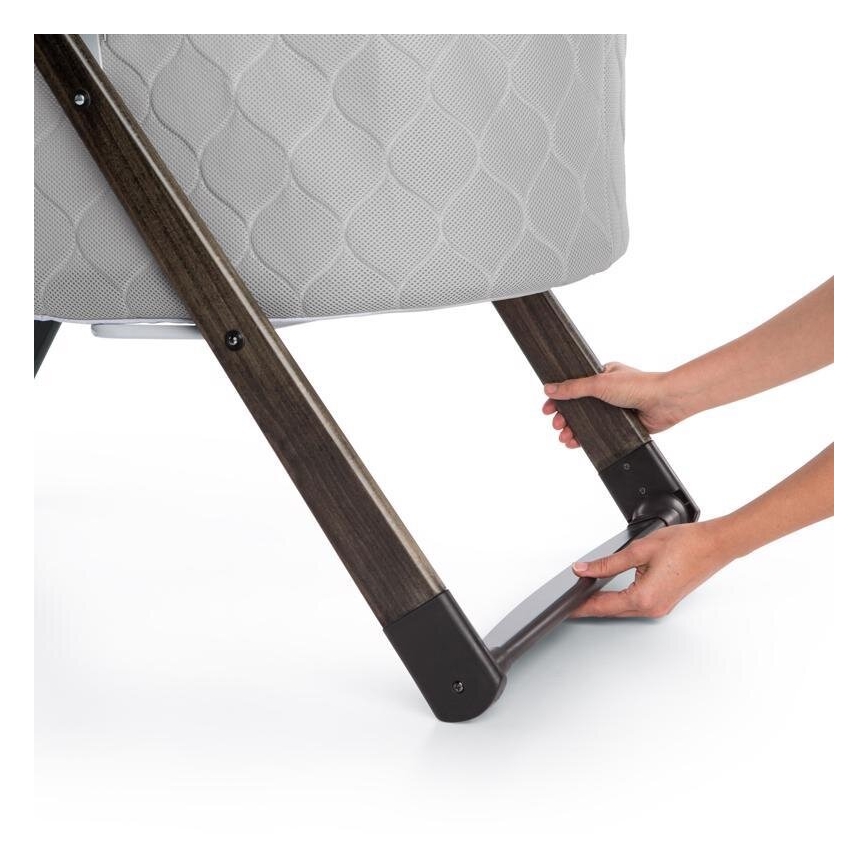 Ingenuity - Baby rocking crib CARRINGTON grey/brown
