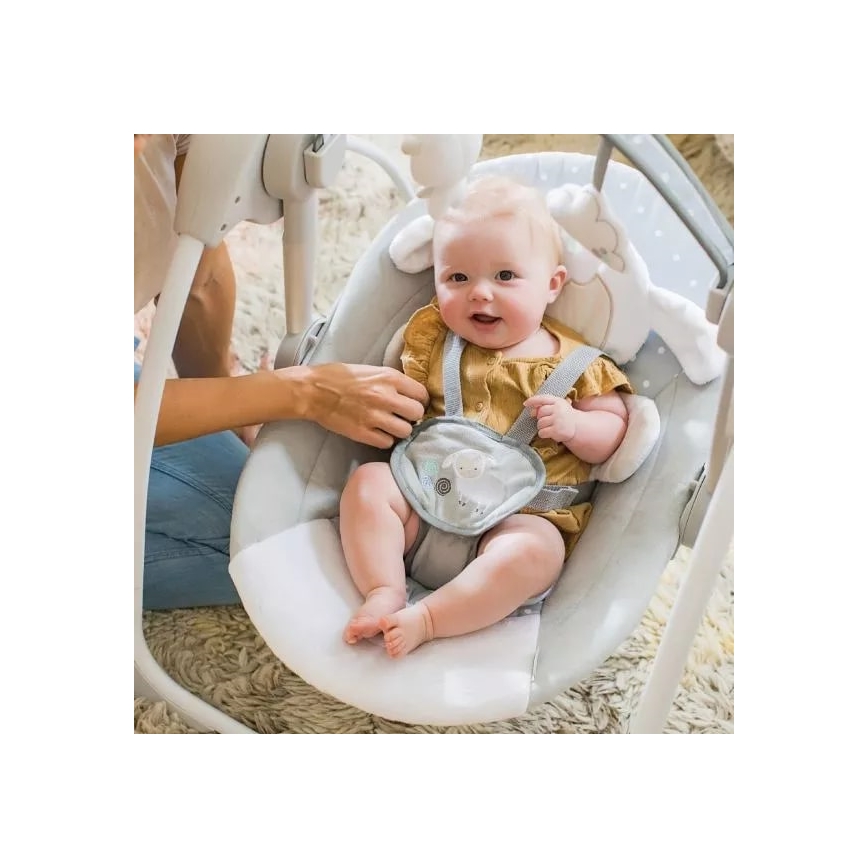 Ingenuity - Baby swing with melody CUDDLE LAMB