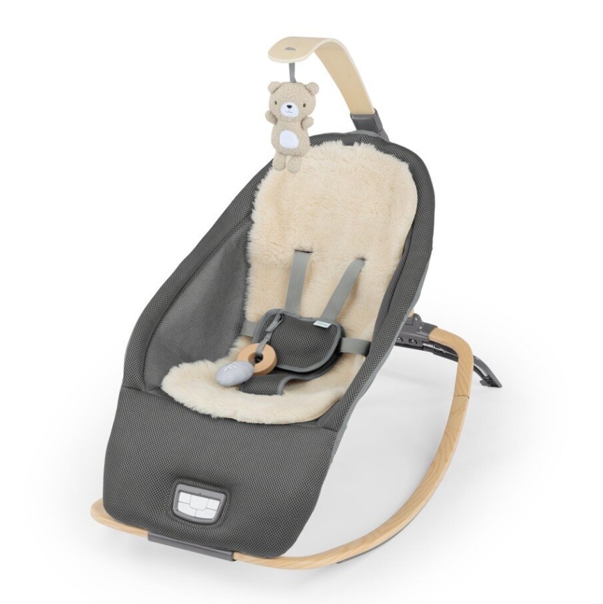 Ingenuity - Baby vibrating lounger with melody EVERY SEASON WESLEY grey