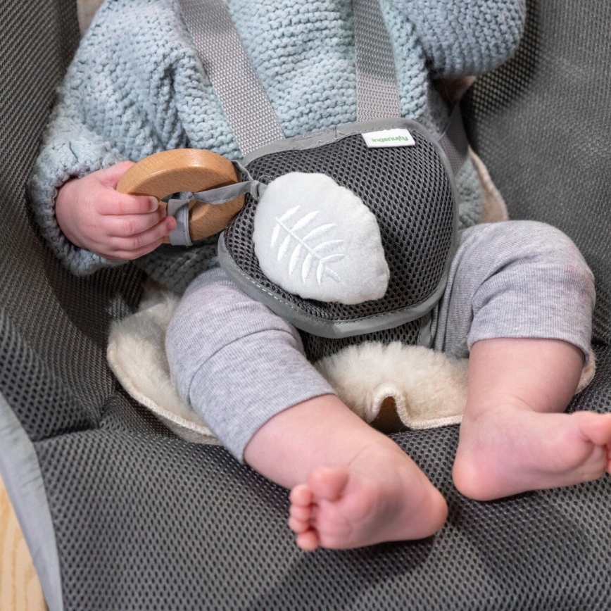 Ingenuity - Baby vibrating lounger with melody EVERY SEASON WESLEY grey