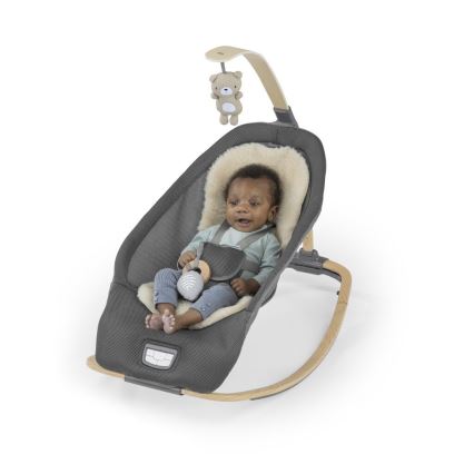 Ingenuity - Baby vibrating lounger with melody EVERY SEASON WESLEY grey