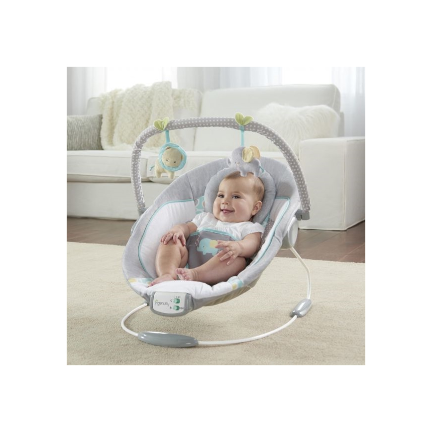 Ingenuity - Baby vibrating lounger with melody MORRISON