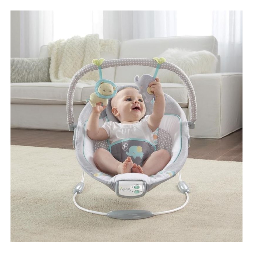 Ingenuity - Baby vibrating lounger with melody MORRISON
