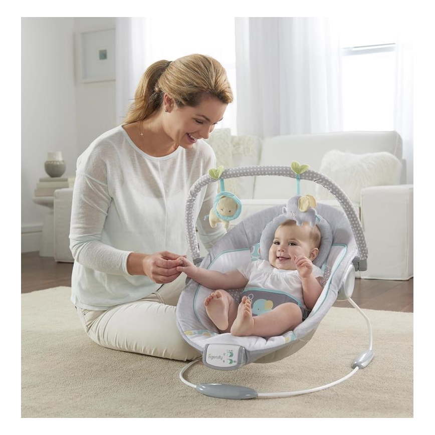 Ingenuity - Baby vibrating lounger with melody MORRISON