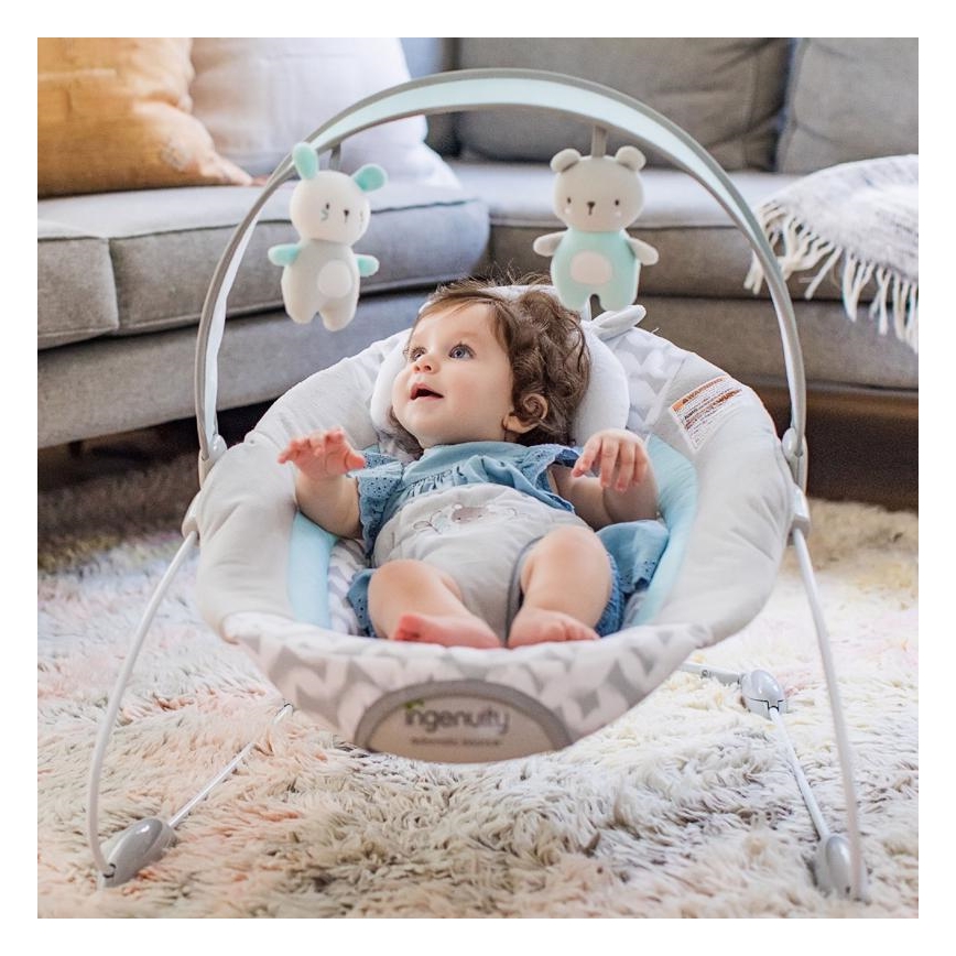Ingenuity - Baby vibrating rocker with a melody RAYLAN 3xLR14