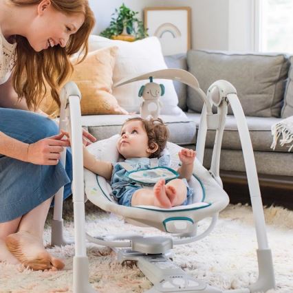 Ingenuity - Baby vibrating swing with melody 2in1 NASH