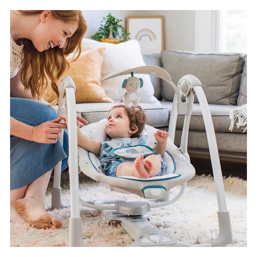 Ingenuity - Baby vibrating swing with melody 2in1 NASH