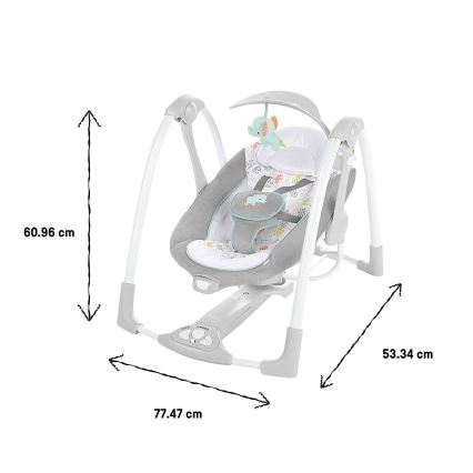 Ingenuity - Baby vibrating swing with melody 2in1 WIMBERLY