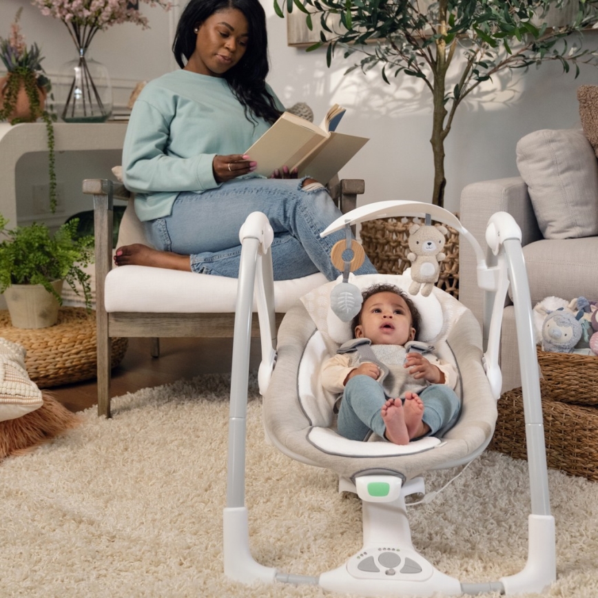 Ingenuity - Baby vibrating swing with melody 2in1 WYNN