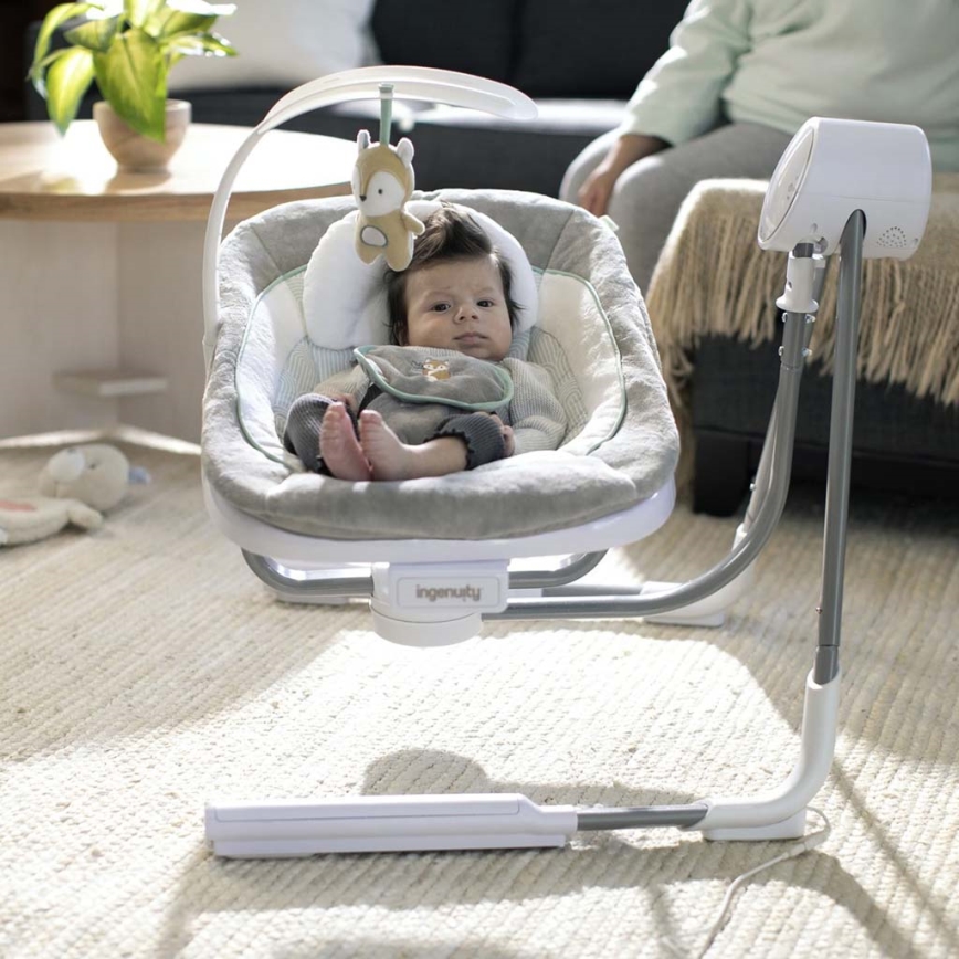Ingenuity - Baby vibrating swing with melody ANYWAY SWAY RAY