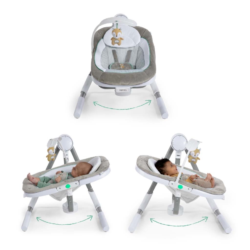 Ingenuity - Baby vibrating swing with melody ANYWAY SWAY RAY