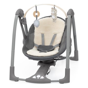 Ingenuity - Baby vibrating swing with melody EVERY SEASON grey