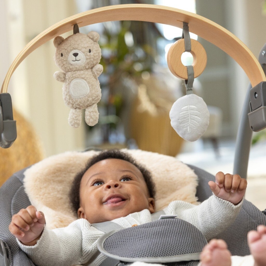 Ingenuity - Baby vibrating swing with melody EVERY SEASON grey