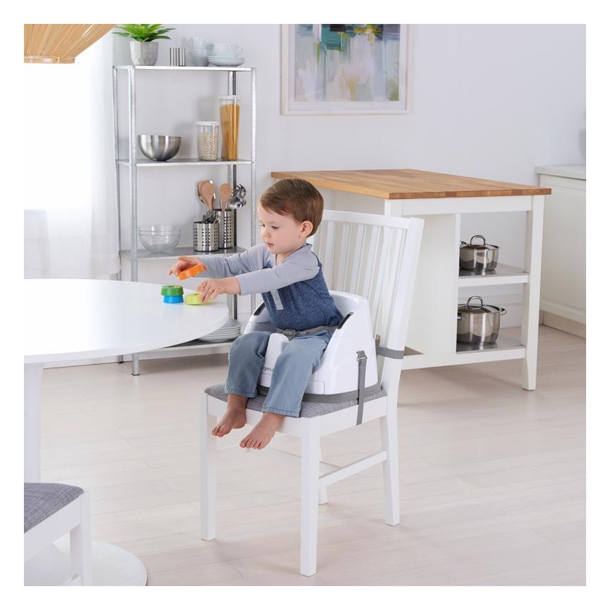 Ingenuity - Booster seat for dining table 2in1 BABY BASE grey