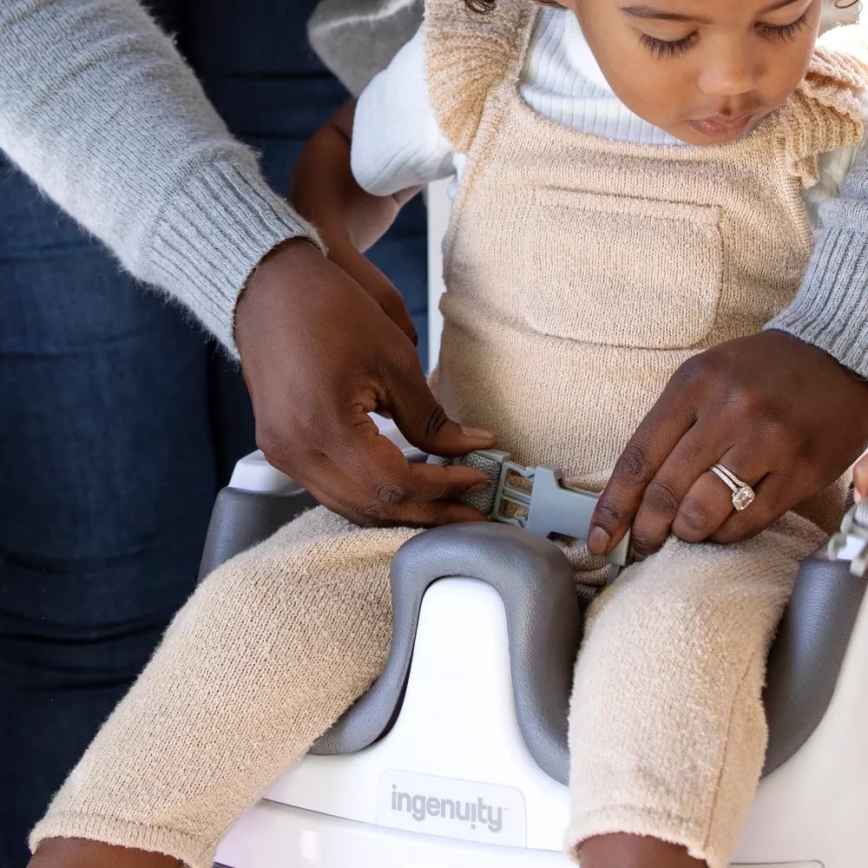 Ingenuity - Booster seat for dining table 2in1 BABY BASE grey