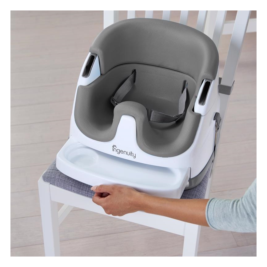 Ingenuity - Booster seat for dining table 2in1 BABY BASE grey