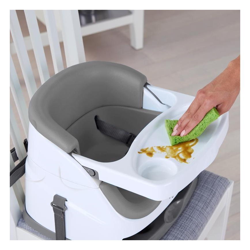 Ingenuity - Booster seat for dining table 2in1 BABY BASE grey