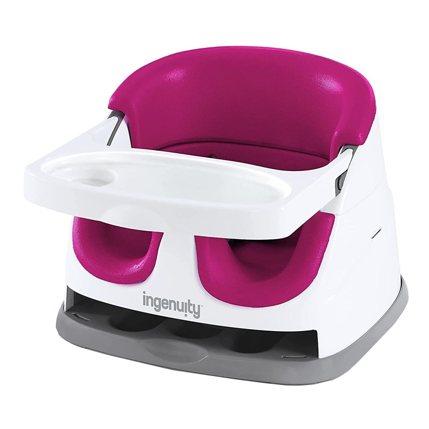 Ingenuity - Booster seat for dining table 2in1 BABY BASE pink