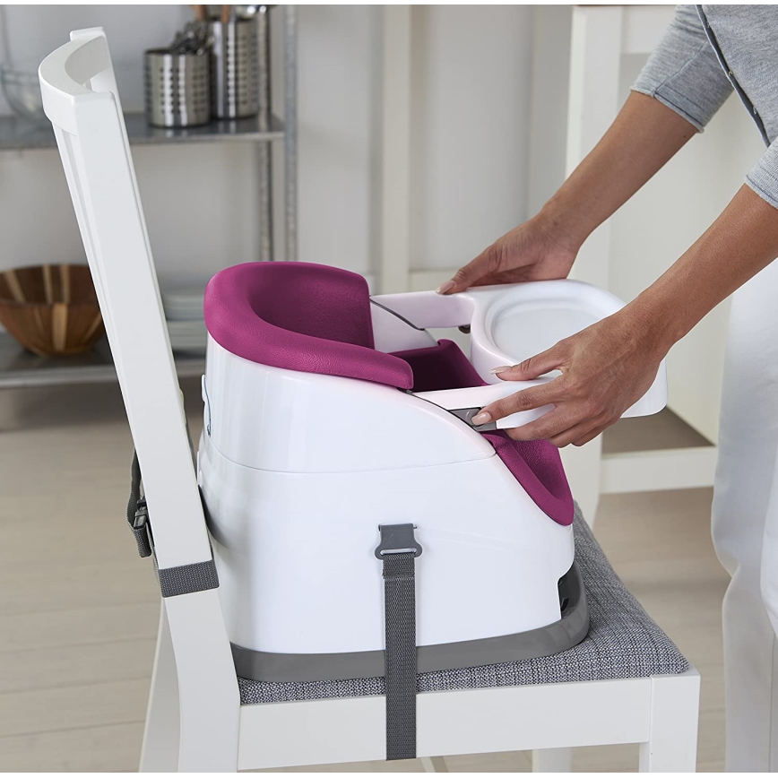 Ingenuity - Booster seat for dining table 2in1 BABY BASE pink