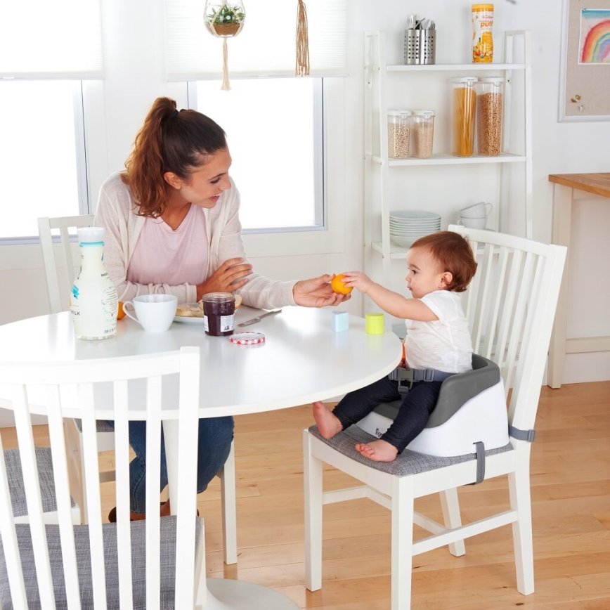 Ingenuity - Booster seat for dining table 2in1 SMARTCLEAN TODDLER grey