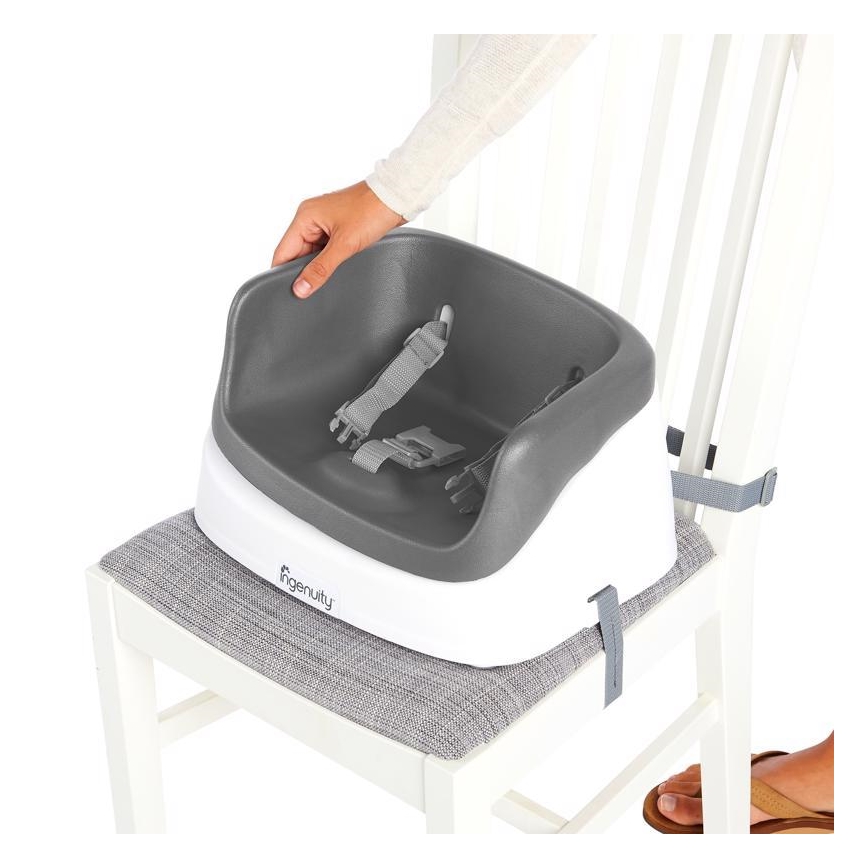 Ingenuity - Booster seat for dining table 2in1 SMARTCLEAN TODDLER grey