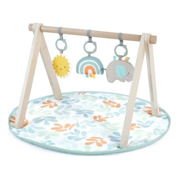 Ingenuity - Children's blanket for playing with a wooden trapeze SUN VALLEY