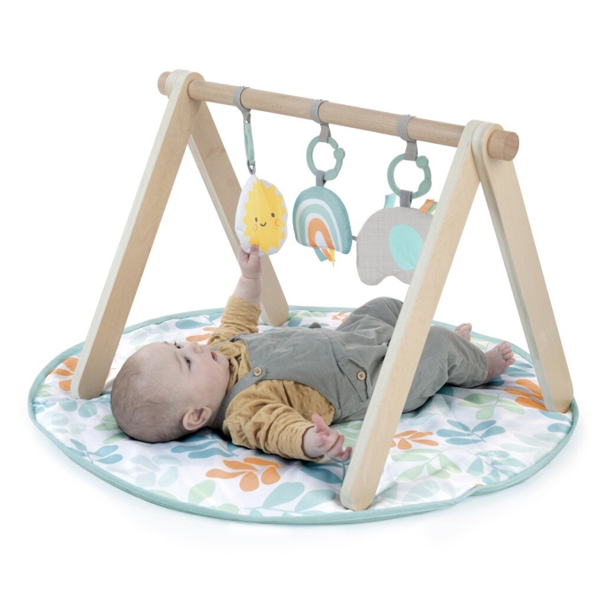 Ingenuity - Children's blanket for playing with a wooden trapeze SUN VALLEY
